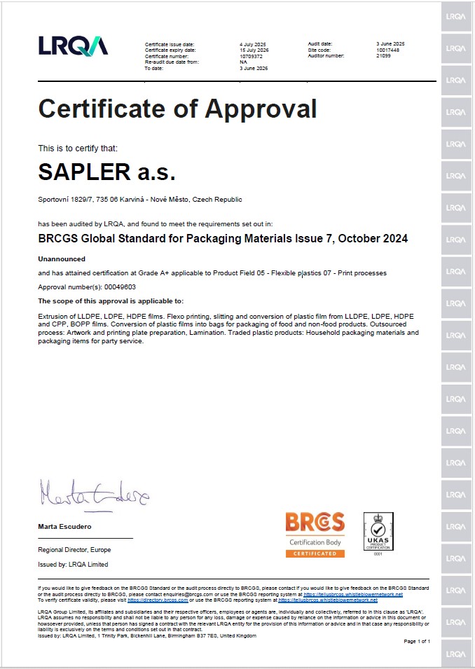 BRCCG Global Standard